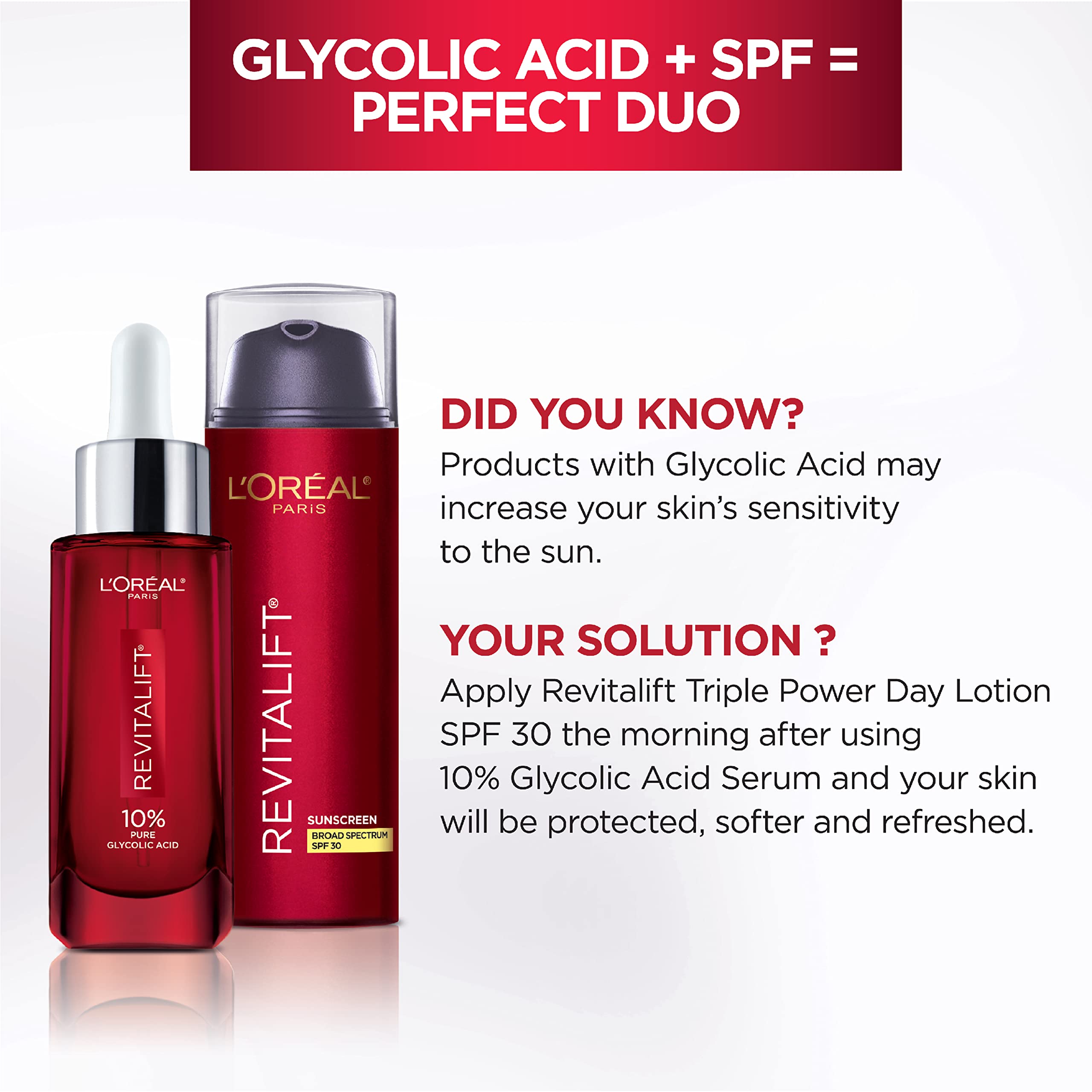 Revitalift envase-compacto, fácil de manejar y almacenar