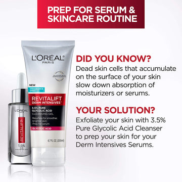 L'Oréal Paris Revitalift Gel, fórmula hipoalergénica para piel sensible.