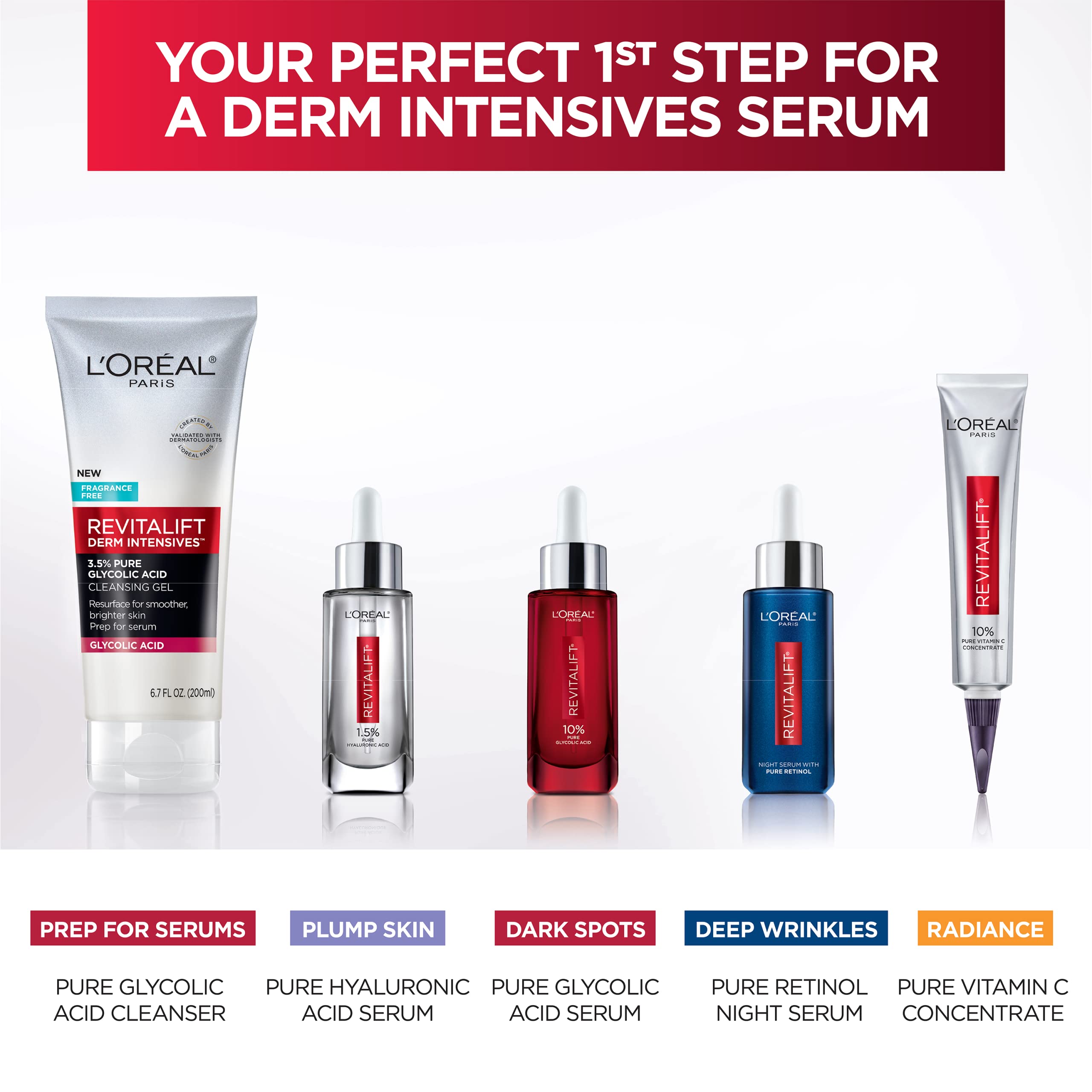 L'Oréal Paris Revitalift Gel, piel más brillante tras la limpieza.