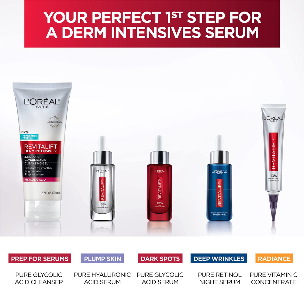 L'Oréal Paris Revitalift Gel, piel más brillante tras la limpieza.