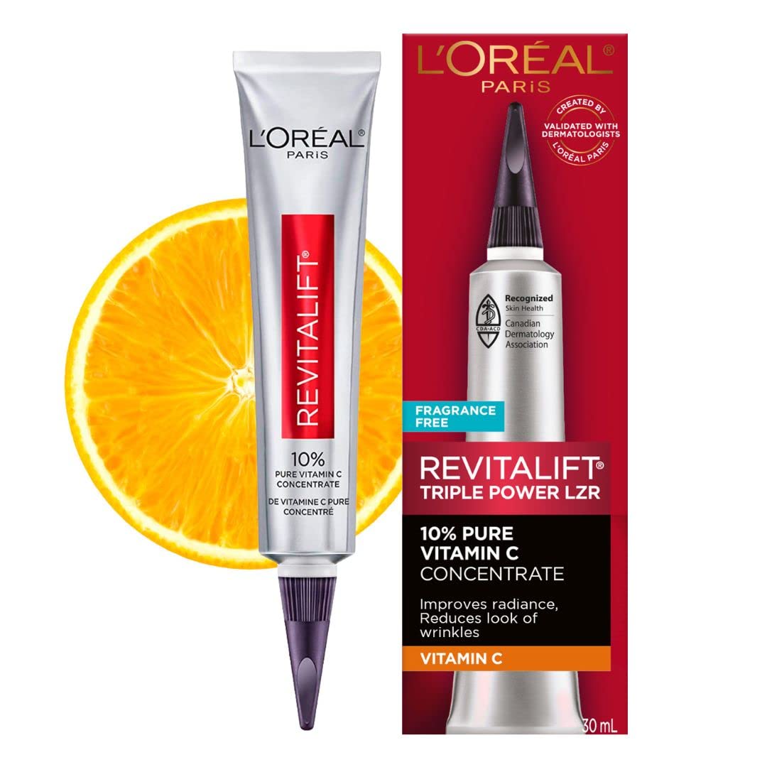 L’Oréal Paris Revitalift, suero de vitamina C en frasco, ilumina la piel.