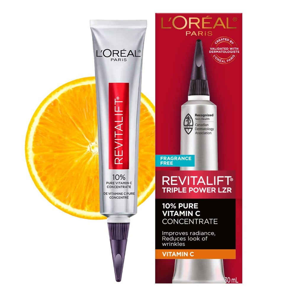 L’Oréal Paris Revitalift, suero de vitamina C en frasco, ilumina la piel.