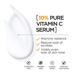 Gotas de vitamina C para uso diario, tono más uniforme.