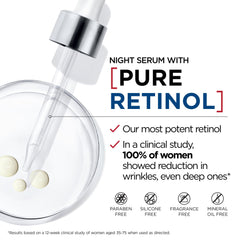 Retinol 0,3% sur le visage, L’Oréal Paris Revitalift Triple Power LZR, effet potentiel anti-rides.