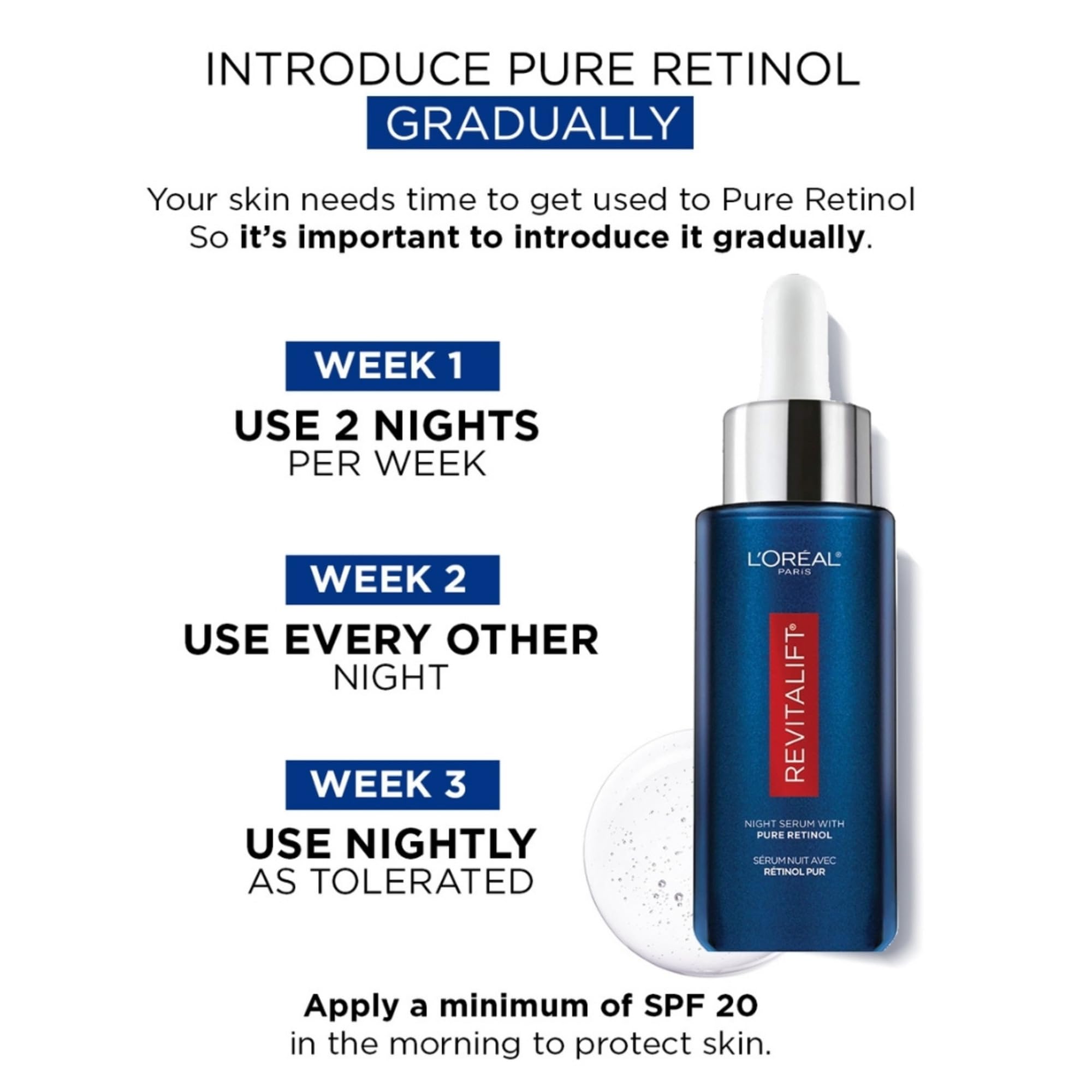 L’Oréal Paris Revitalift Triple Power LZR sans parabènes et sans parfum, pour tous types de peau.