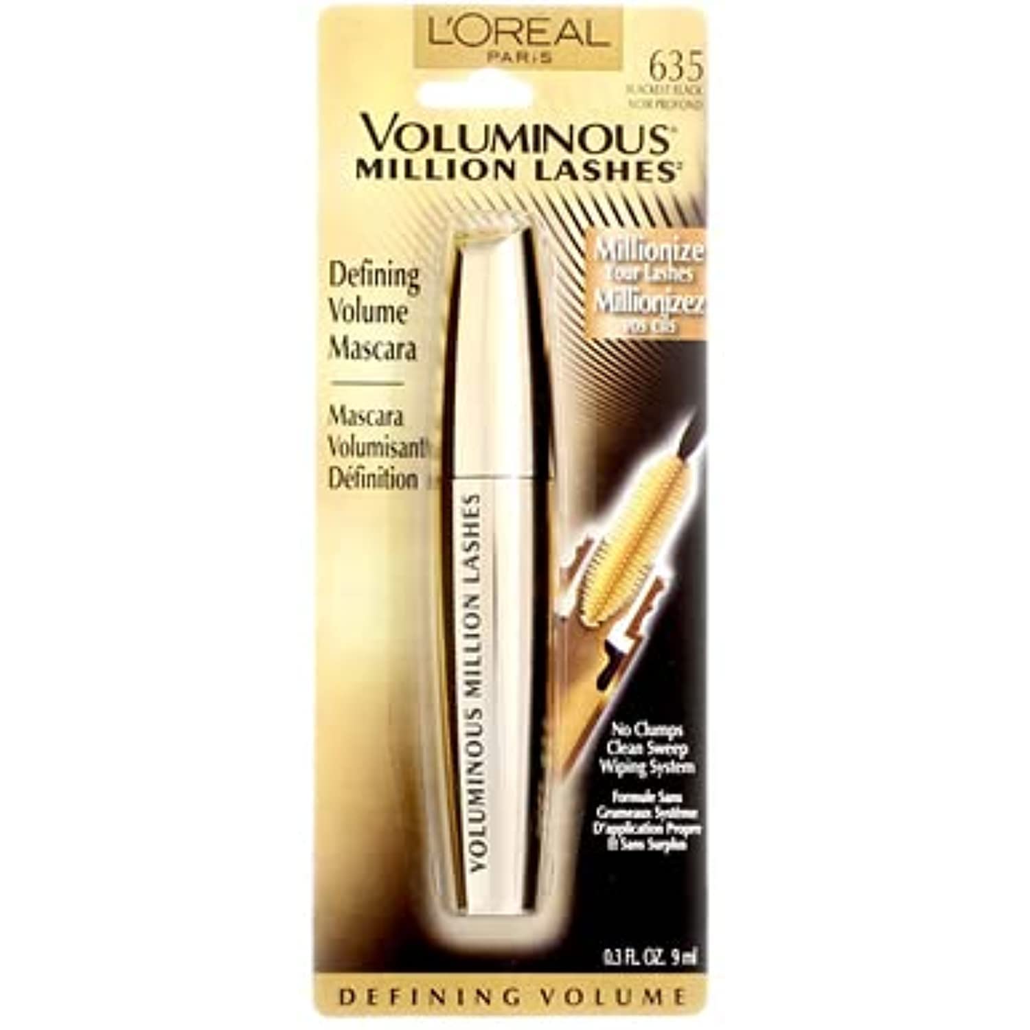 Rímel L’Oréal Paris Voluminous Million Lashes, aplicación progresiva para más volumen