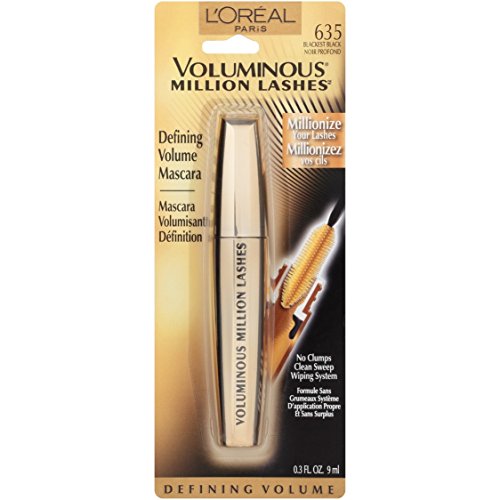 Rímel L’Oréal Paris Voluminous Million Lashes, cepillo separador para definición precisa