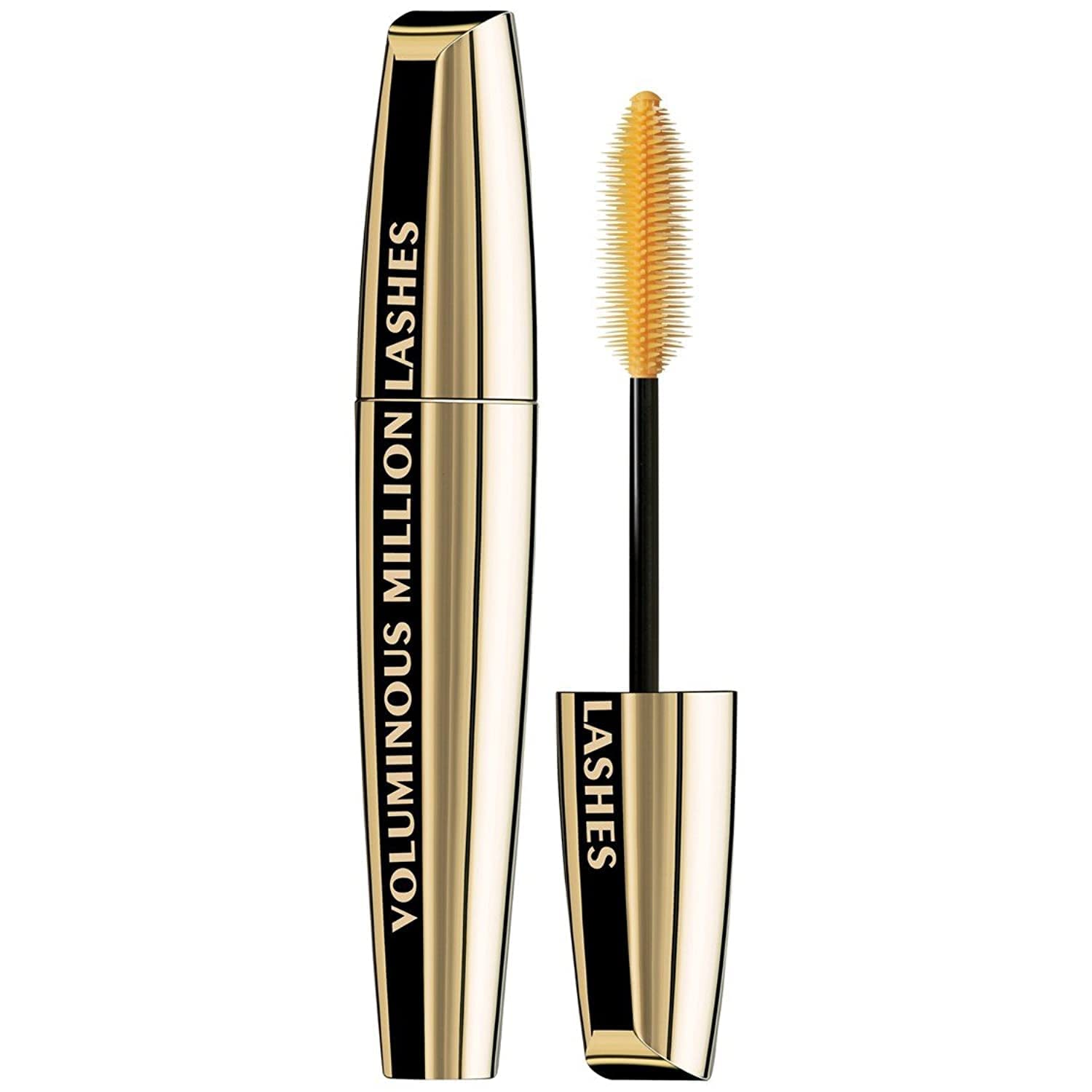 Rímel L’Oréal Paris Voluminous Million Lashes, envase negro, listo para volumen notable