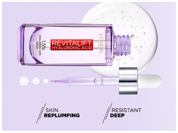 L'Oréal Paris Revitalift Filler, suero concentrado con ácido hialurónico para plenitud