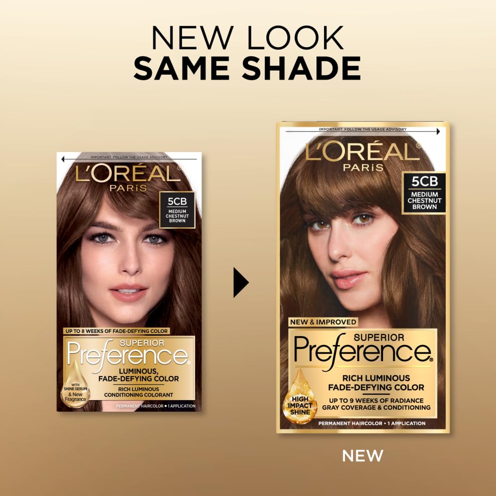 L'Oréal Paris Superior Preference crema reveladora para aplicación precisa y cobertura uniforme.