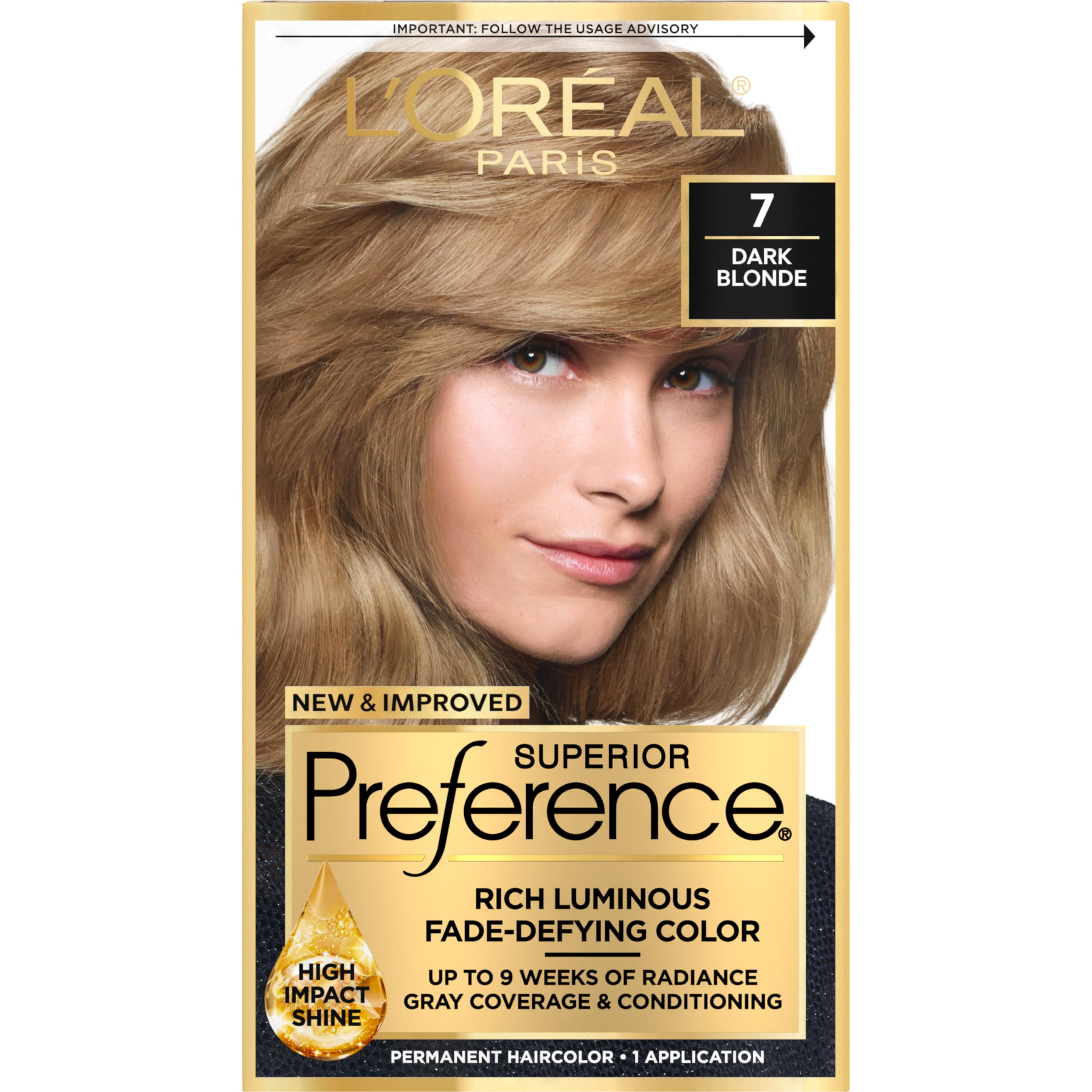 L'Oréal Paris Superior Preference gel color: tono intenso y duradero con brillo.