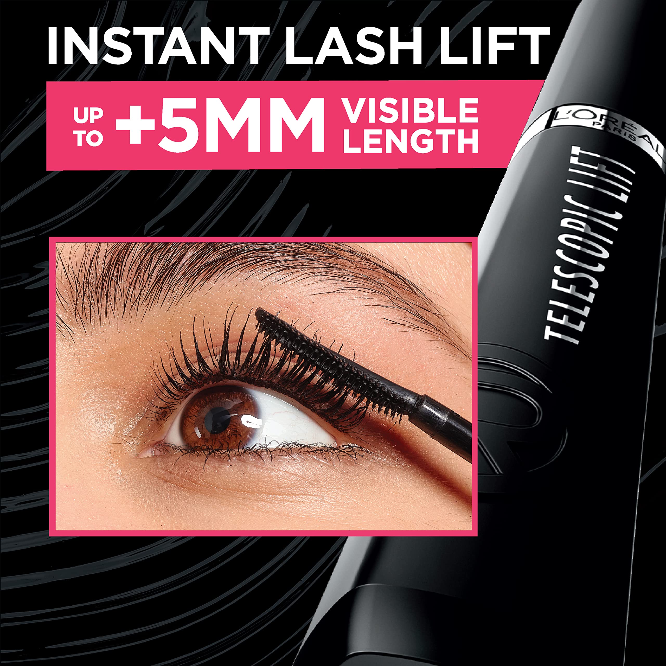 L’Oréal Paris Telescopic Lift: resistente al agua para acabados duraderos en humedad.
