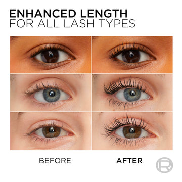 L’Oréal Paris Telescopic Original Mascara lado plano para mayor longitud