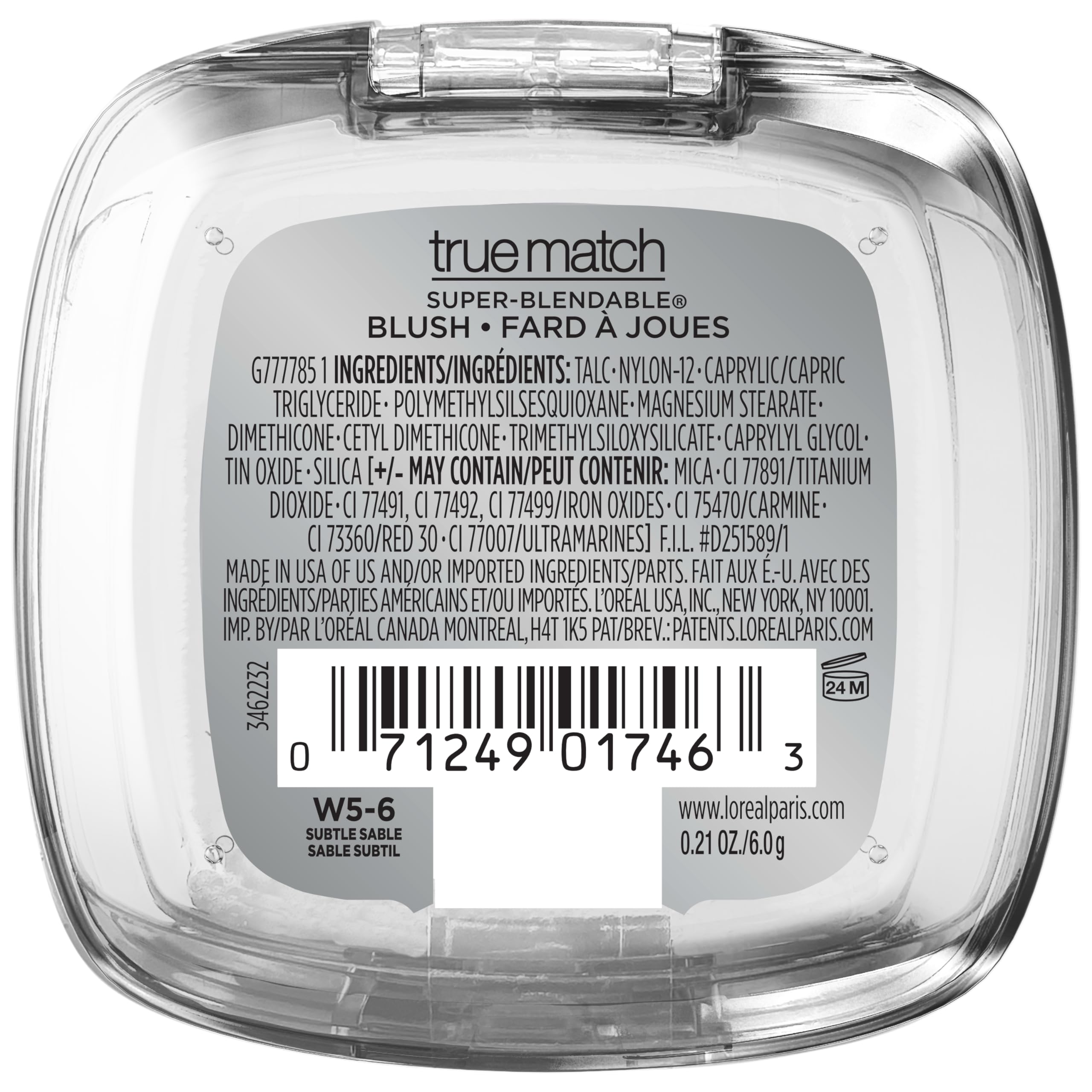 L'Oréal Paris True Match Blush aplicación suave y difuminada para un acabado impecable