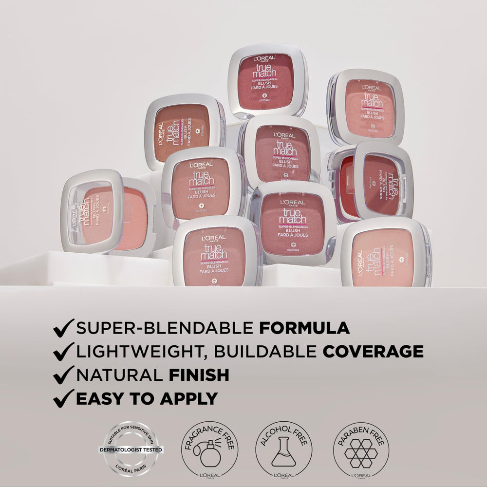 L'Oréal Paris True Match Blush realza pómulos con rubor natural de luz suave