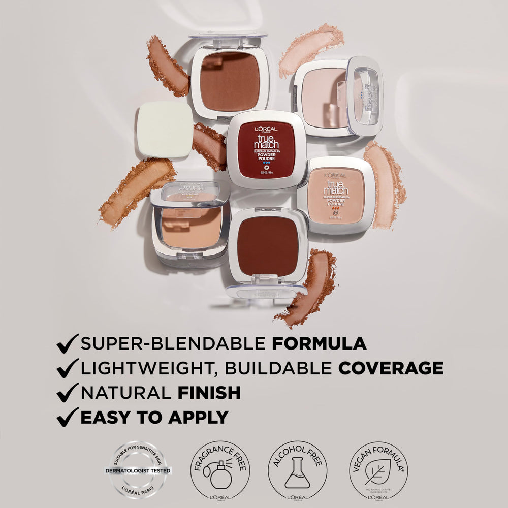 L’Oréal Paris True Match, espejo integrado para retoques en cualquier lugar.