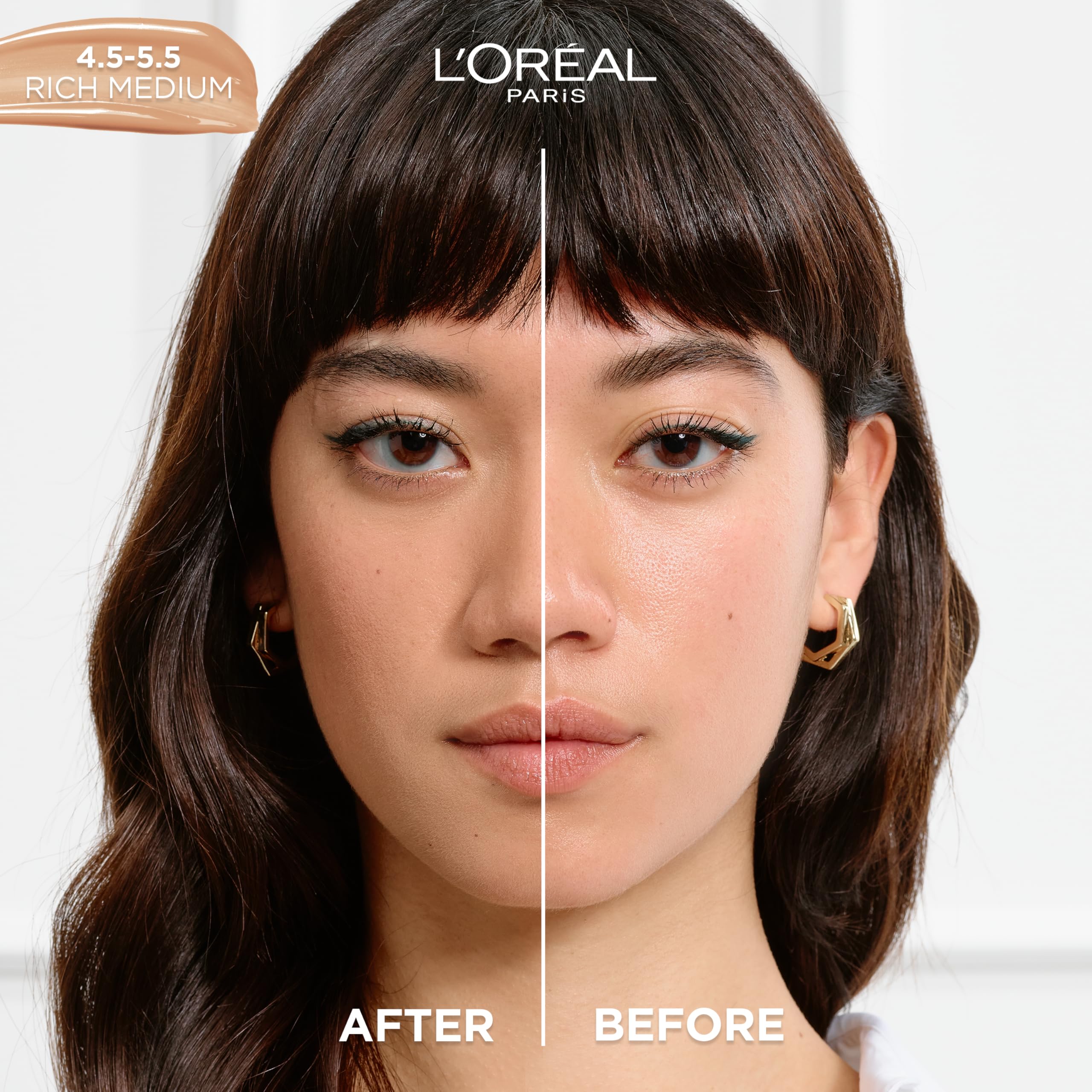 Muestra de color True Match Nude Hyaluronic Serum para visualizar tono