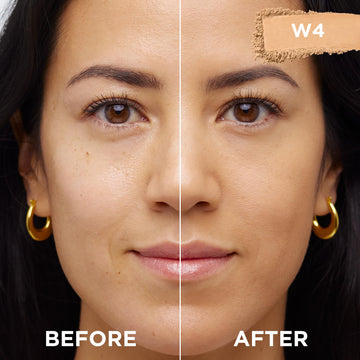 L'Oréal Paris True Match polvo compacto W4, aplicador incluido para aplicación rápida.