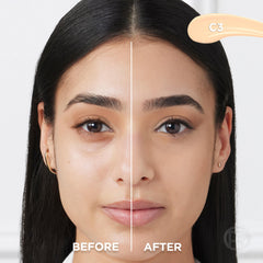 L’Oréal Paris True Match Radiant Serum Concealer cubre ojeras para un aspecto más fresco.