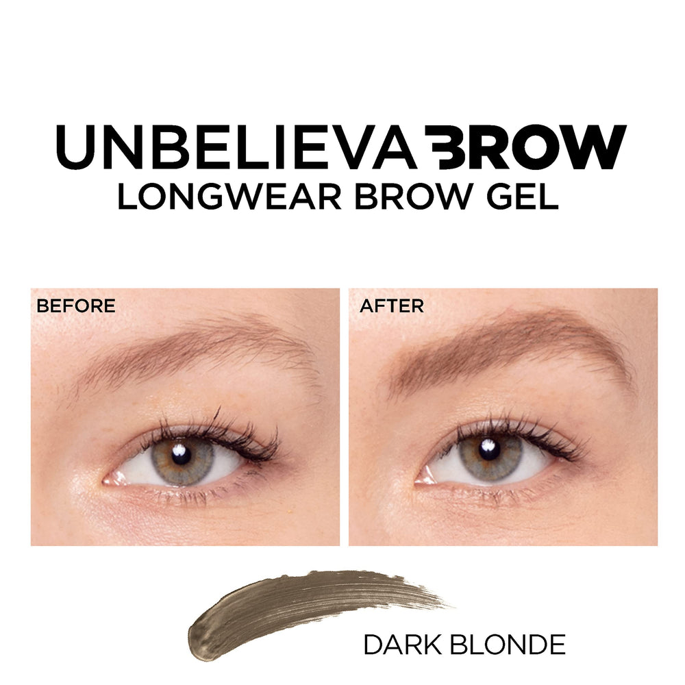 Tono Rubio Oscuro de Unbelieva-Brow para un acabado suave.