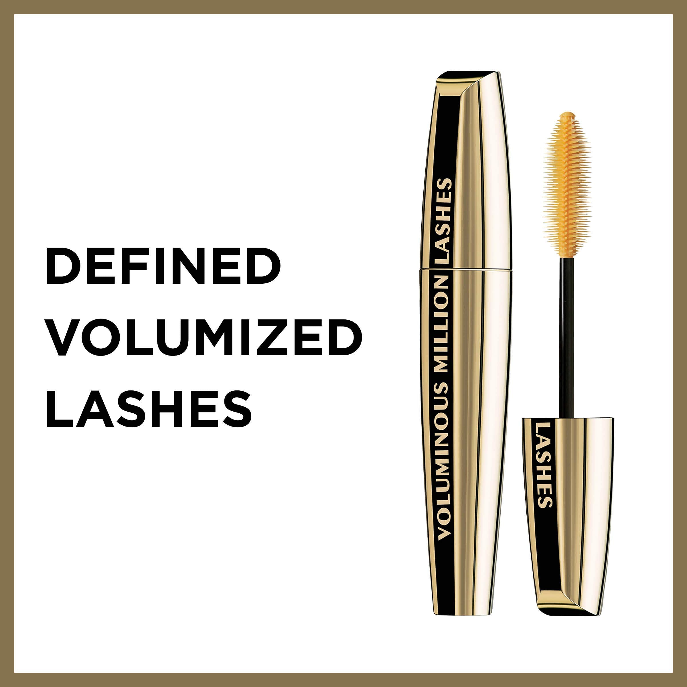 L’Oréal Paris Voluminous Million Lashes Mascara – foco en volumen intenso para un look de impacto.