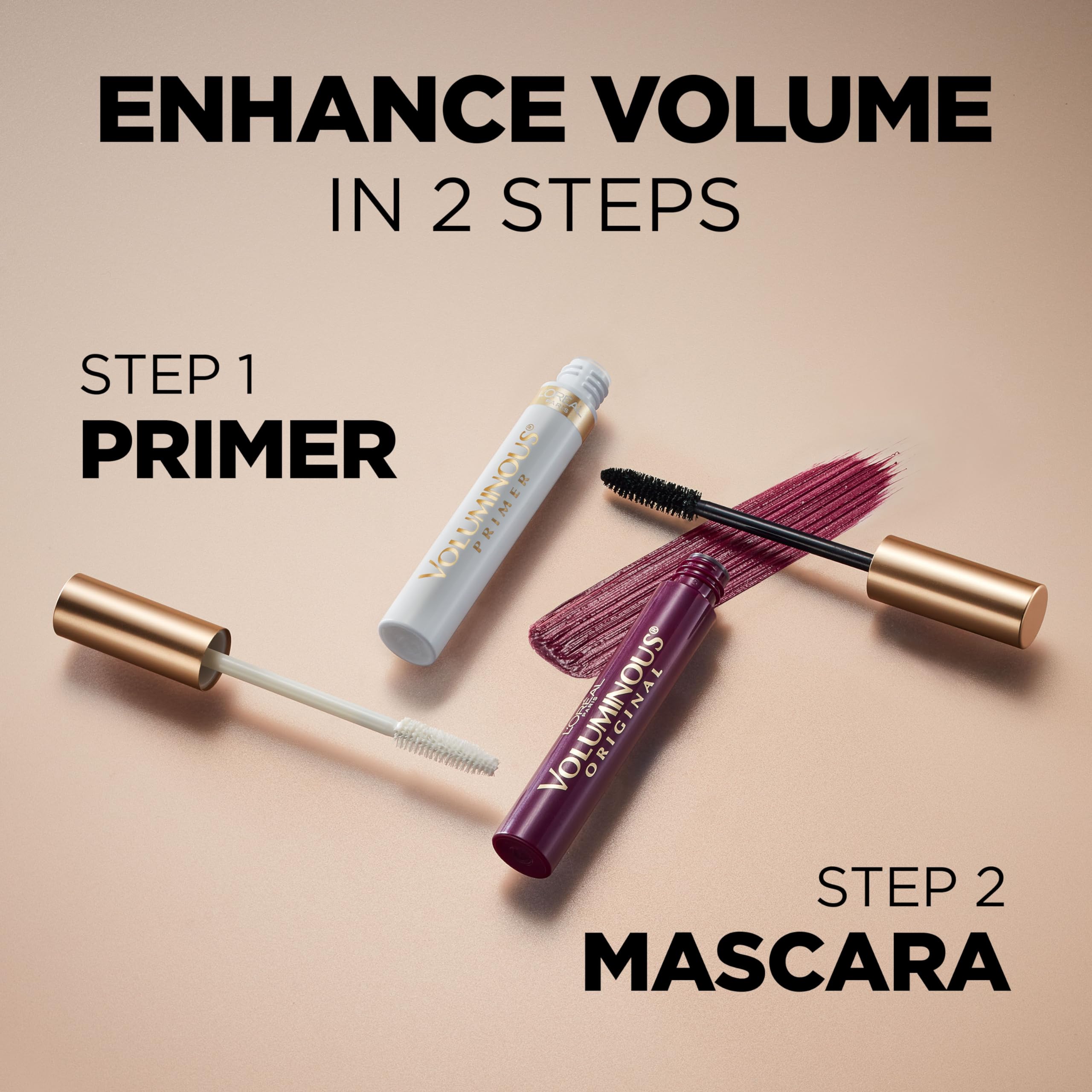 L'Oreal Paris Voluminous Original Mascara sin grumos mantiene pestañas suaves y separadas