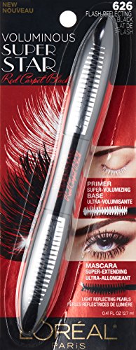 L’Oréal Paris Voluminous Superstar mascara alargadora, cepillo curvo eleva y alarga pestañas