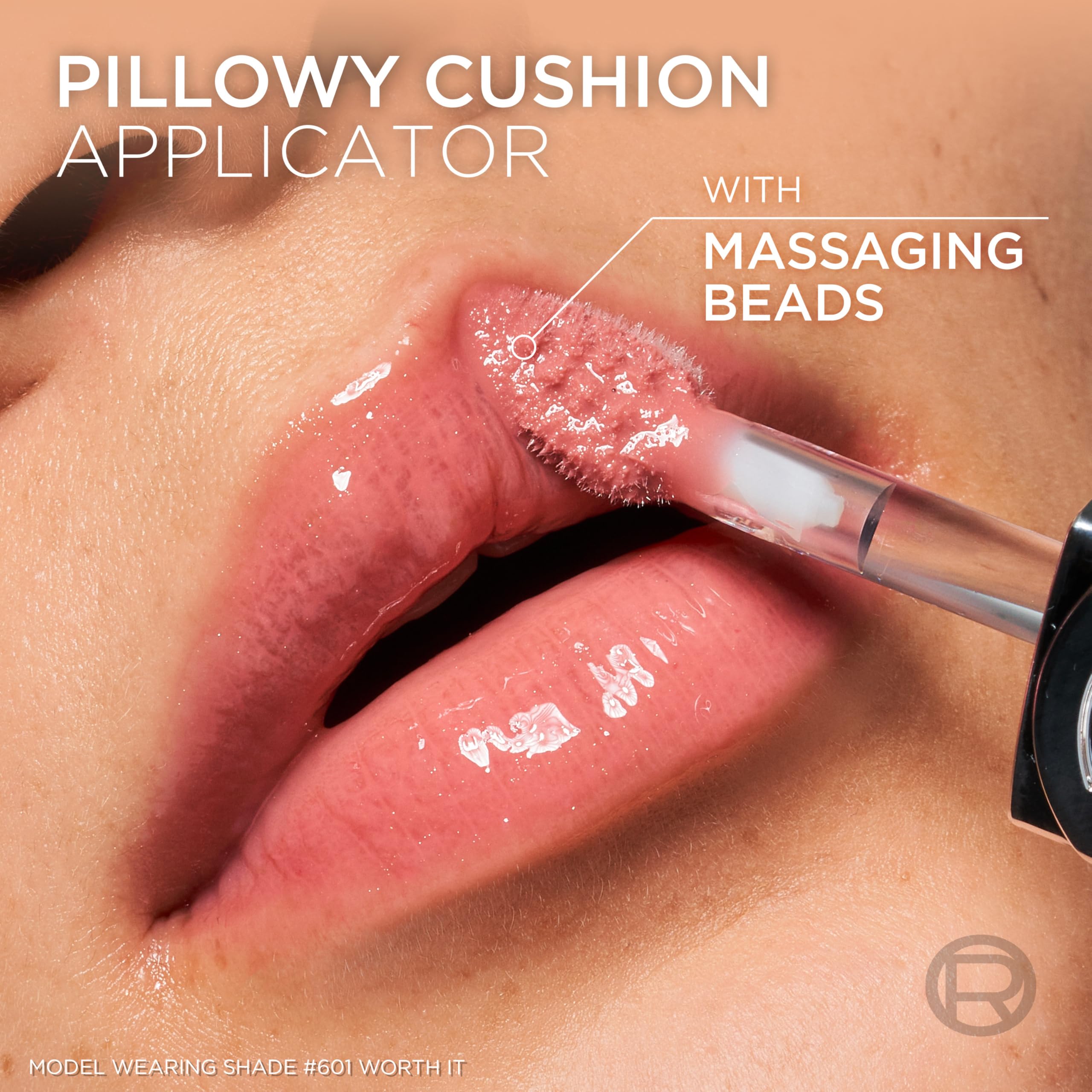 L'Oreal Paris Plump Ambition Aceite labial: textura ligera y no pegajosa.
