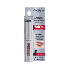 Capa selladora para cejas sin transferencia, acabado natural.