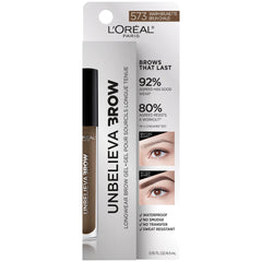 Cejas definidas y resistentes al agua con gel tintado de L’Oréal.