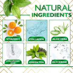 Lorelis Lab parche ocular en uso para descongestionar y refrescar