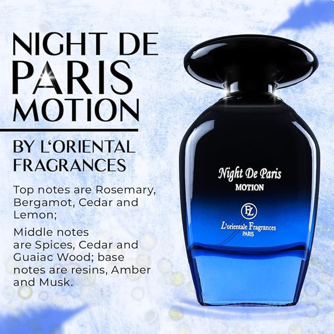 Night De Paris en Motion, caja elegante lista para regalo.