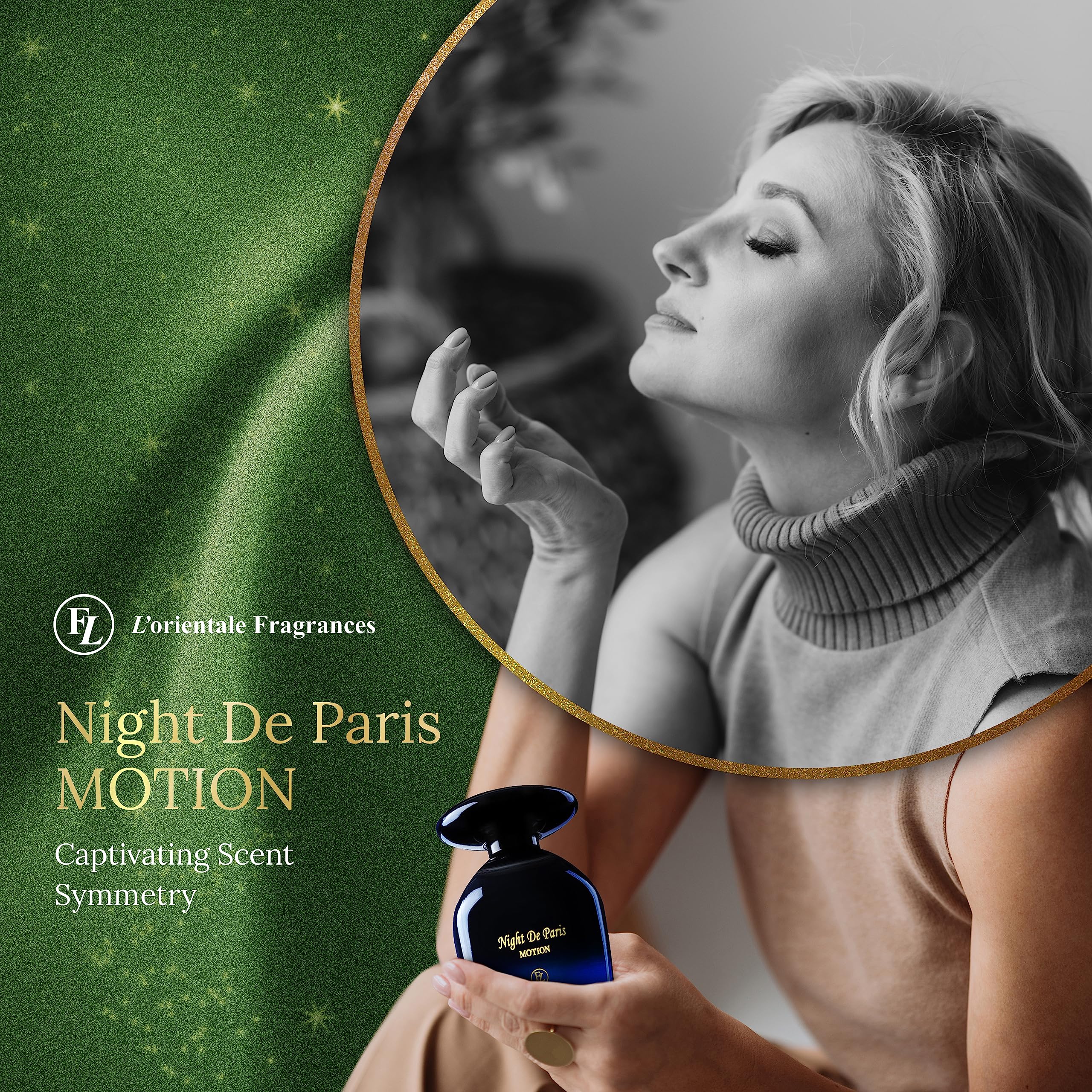 Night De Paris en Motion, notas de salida bergamota para un inicio refrescante.