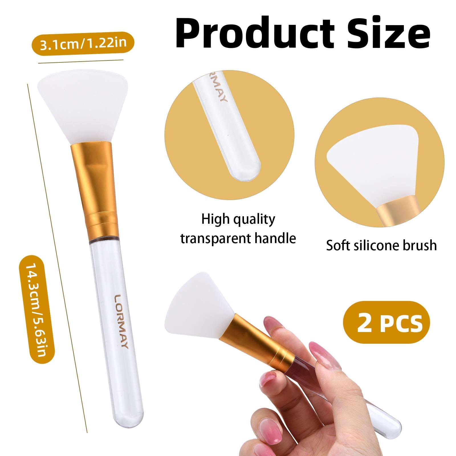 LORMAY Jelly Brush no absorbe sueros, maximizando cada gota para tu rutina