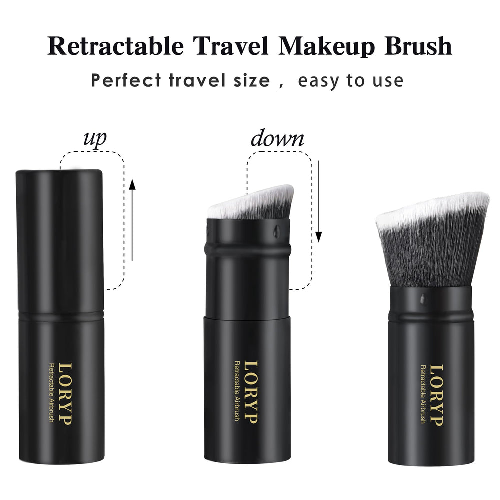 Fibra sintética vegana de LORYP para maquillaje suave y sin irritación