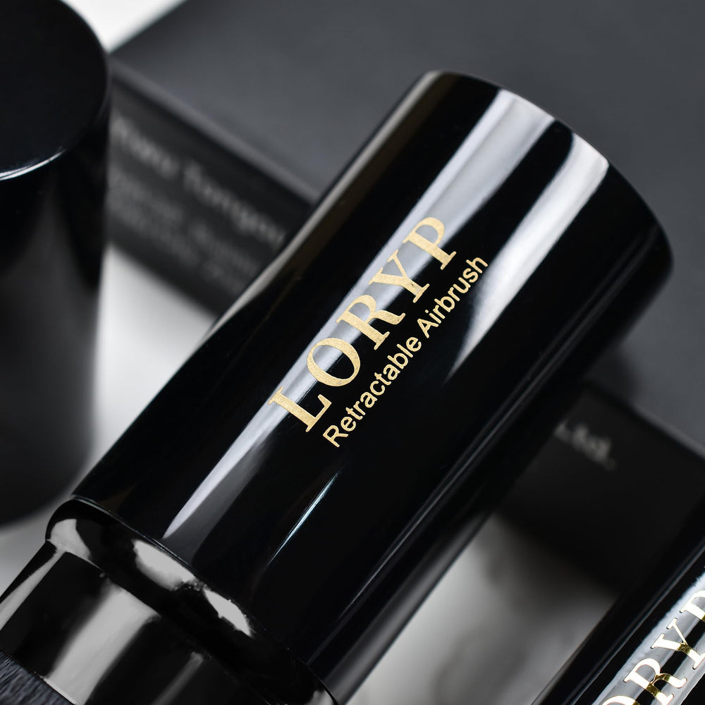 Uso diario con LORYP Kabuki retráctil para base polvo y bronceador