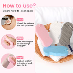 Esponja Losaria que absorbe agua y genera espuma abundante.