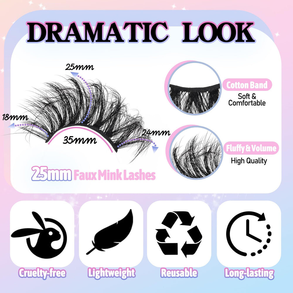 Pestañas Reutilizables Losha 15 usos con acabado suave y duradero.