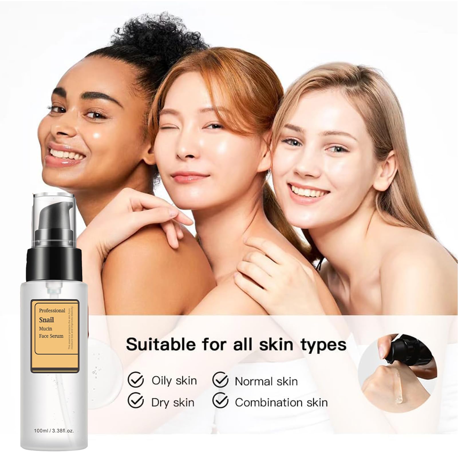 Loske suero mucina de caracol: mejora la textura y brillo natural.