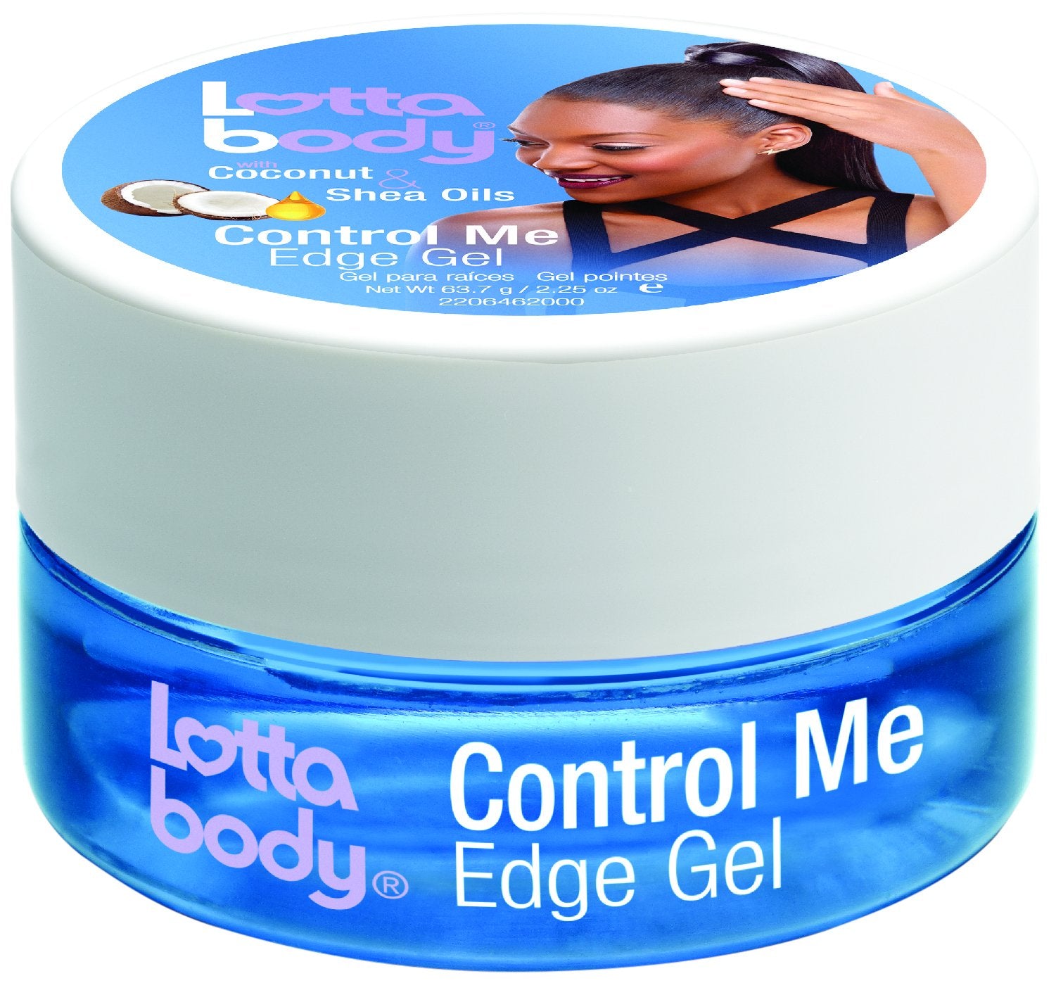 Lottabody gel para bordes con aceites de coco y karité para definición