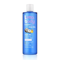 Lottabody Texturizing Setting Lotion, botella con brillo y fijación duradera.