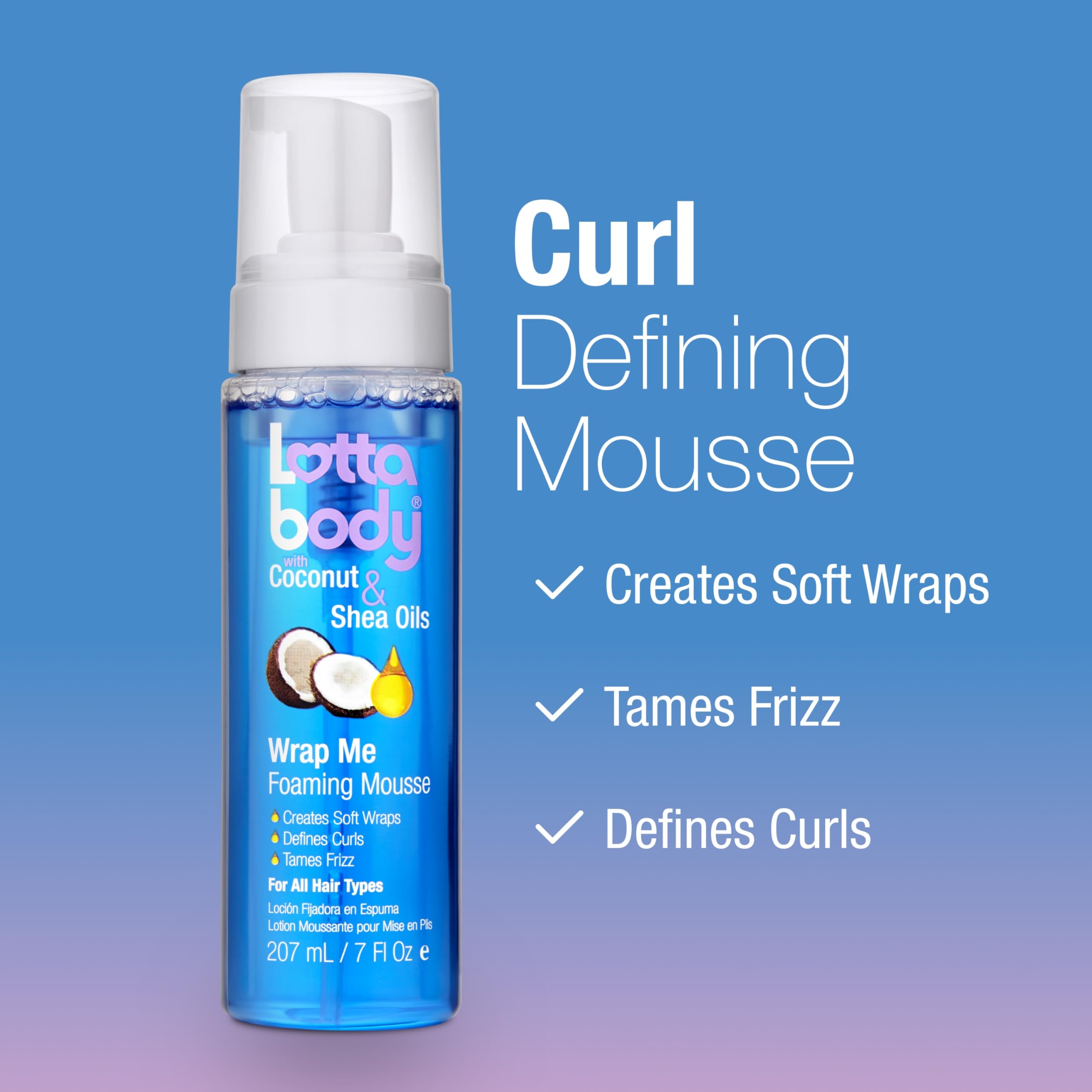 Lottabody Wrap Me controla el frizz para un look pulido