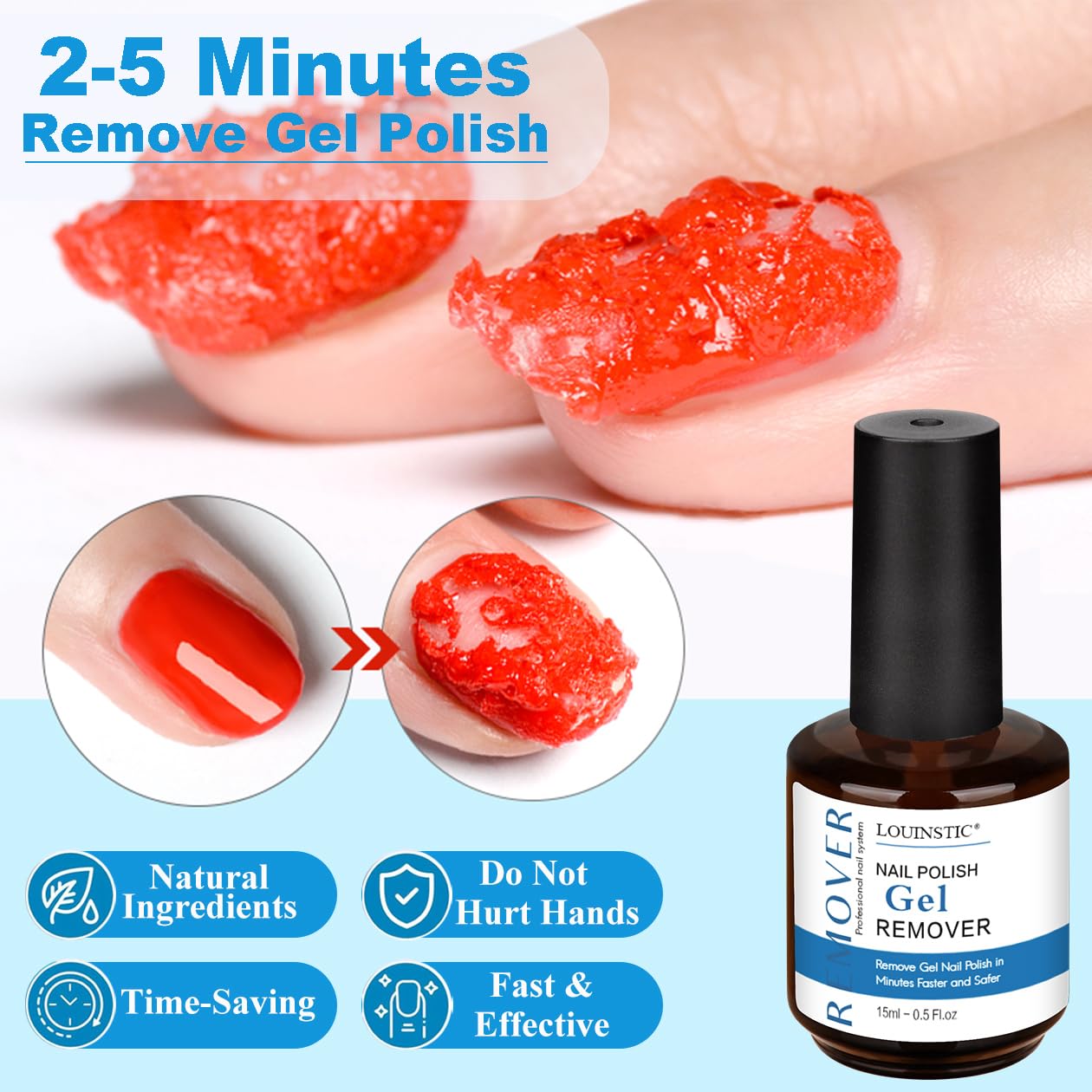 Louinstic Aceite Cutículas Uñas: hidratación suave para cutículas y uñas