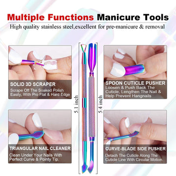 Louinstic empaque y almacenamiento para cuidado de uñas en casa.