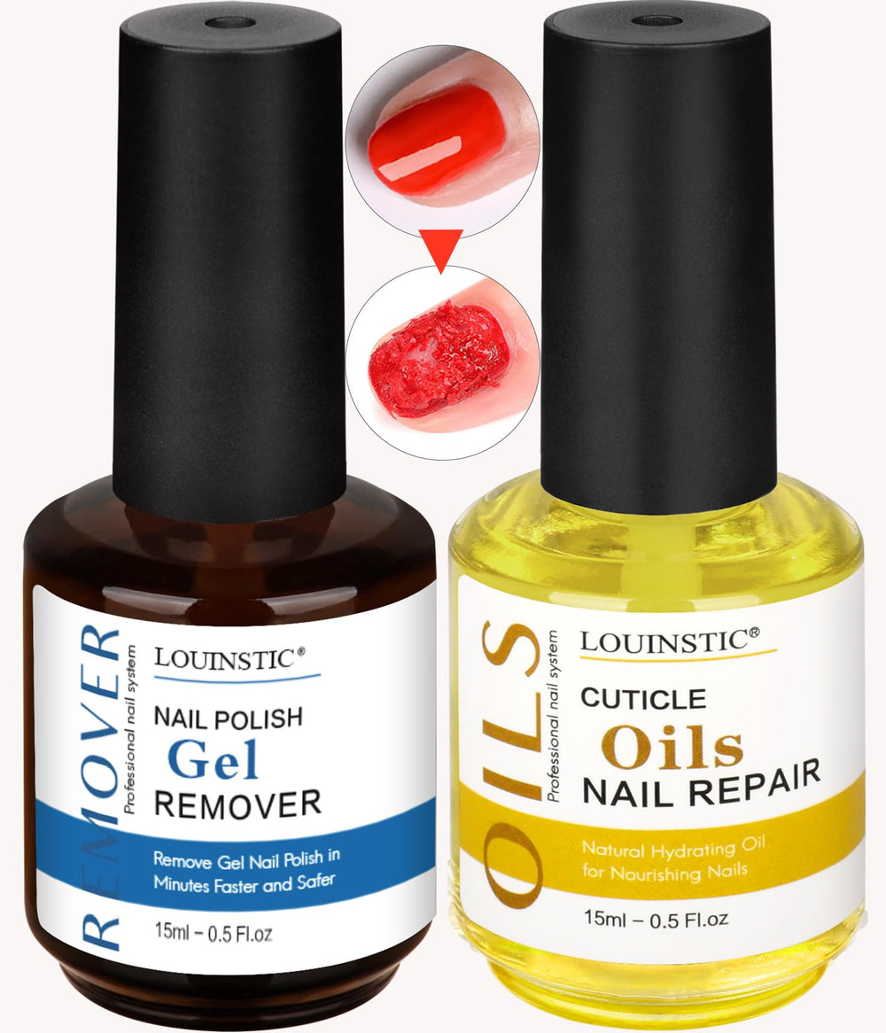 Louinstic Gel Remover Unas: aplicación suave para eliminar gel rápidamente