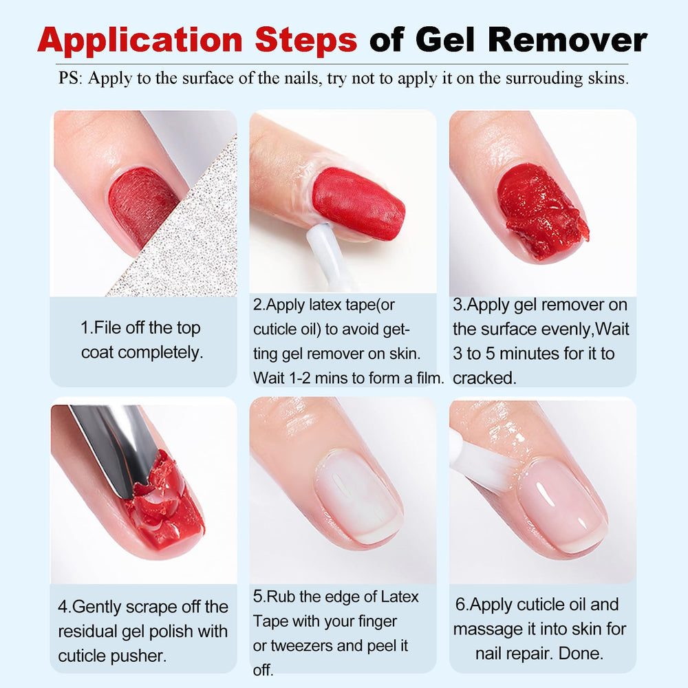 Louinstic gel remover, presentación clara de 15 ml