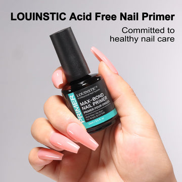 LOUINSTIC primer uñas pack 15 ml para uso en casa y salón.