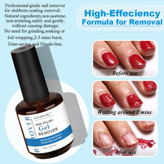 Louinstic Quita Esmalte Gel Rápido: eliminación en 3-5 minutos