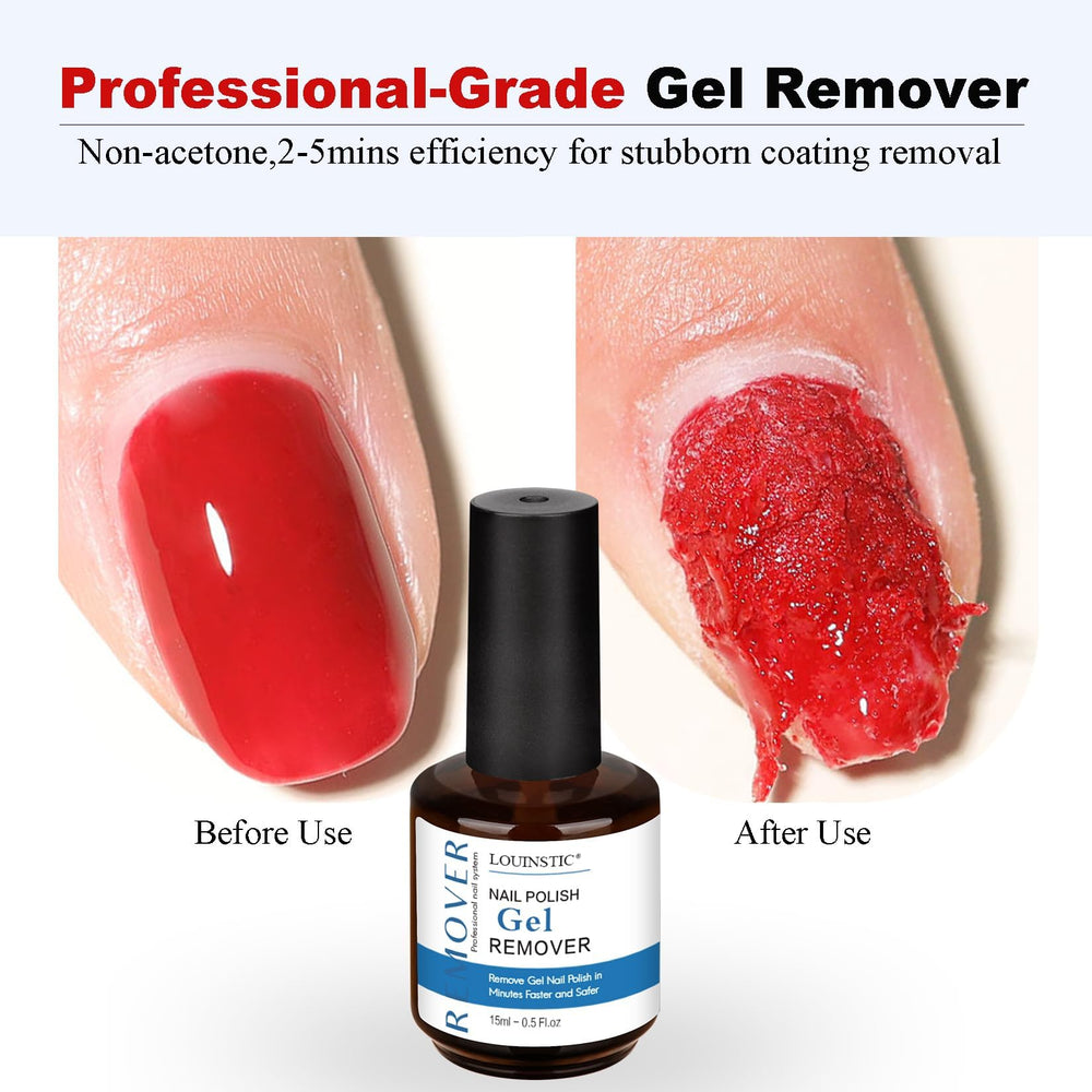Louinstic Gel Remover sin irritación, sin olor fuerte