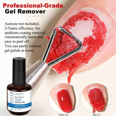 Louinstic Gel Remover rápido 2-5 minutos sin envoltura ni papel aluminio